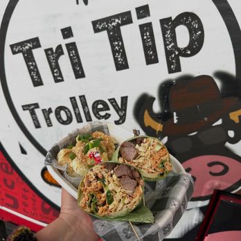 Tri Tip Trolley - New on the menu - Wraps - Food Trucks Near Me