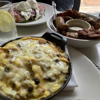 Dante - Mushroom frittata, roasted potatoes, eggs and prosciutto - Cocktail Bars Near Me - New York, New York