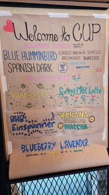 Menu photo 1 CUP by Blue Hummingbird Coffee Irvine, CA