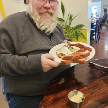 The Cafe at The Inn - Me with this thick bacon - Coffee & Tea Near Me - Benicia, California
