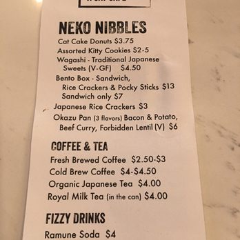 NEKO: A Cat Cafe - Menu - Themed Cafes Near Me - Seattle, Washington NEKO: A Cat Cafe - Menu - Themed Cafes Near Me - Seattle, Washington