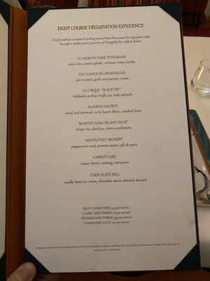 Menu photo 4 Le Cirque Las Vegas, NV
