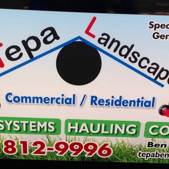 Tepa Landscaping - a sign for a lawn care business - Landscaping Near Me - Sacramento, California Tepa Landscaping - a sign for a lawn care business - Landscaping Near Me - Sacramento, California