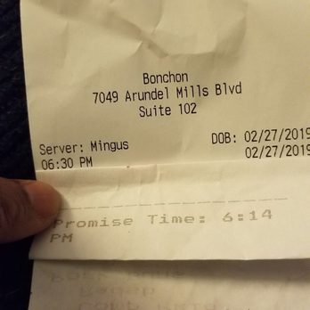 Bonchon Hanover - Promised time & second receipt only wings. Less than 20 mins but yet I'm the reason they were hard and cracking SMH - Korean Near Me - Hanover, Maryland