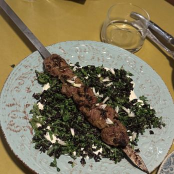 Shukette - Steak skewer - Middle Eastern Near Me - New York, New York Shukette - Steak skewer - Middle Eastern Near Me - New York, New York