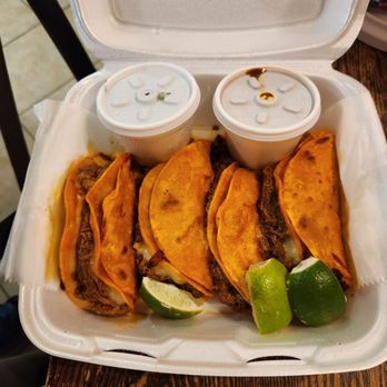 Tacos el Patron - Quesabirria tacos x 4 - Tacos Near Me - Cypress, Texas Tacos el Patron - Quesabirria tacos x 4 - Tacos Near Me - Cypress, Texas