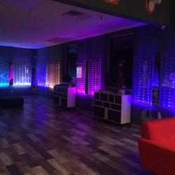 Specs of Madison - Frames Display area at night