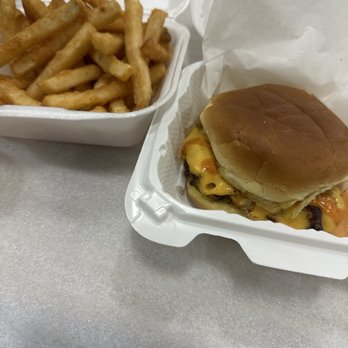 Flamin Feathers - Signature Wagyu Smash Burger what a joke - Chicken Shop Near Me - Lewis Center, Ohio Flamin Feathers - Signature Wagyu Smash Burger what a joke - Chicken Shop Near Me - Lewis Center, Ohio