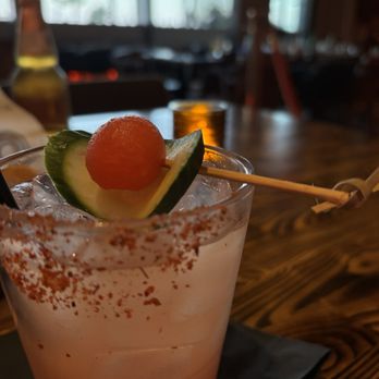 Palenque Kitchen - Watermelon pepino margarita - Cocktail Bars Near Me - Costa Mesa, California