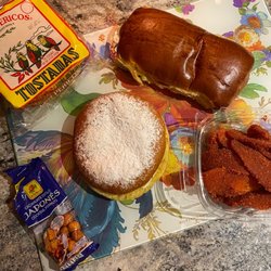 Ranchis Fiesta - Our first trip we got some pastries and other goodies! The tajin mango was SO good!