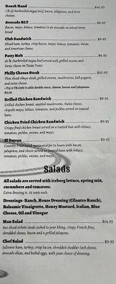 Menu photo 3 Longhorn Cafe Harper, TX