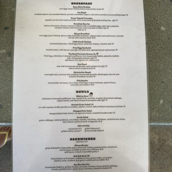 Blueys Mar Vista - Menu - Breakfast & Brunch Near Me - Los Angeles, California
