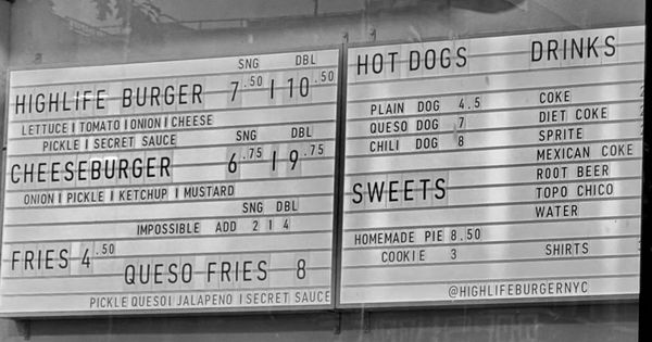 HighLife Burger by null