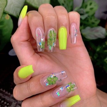 Royal Nail & Spa - Neon butterflys - Nail Salons Near Me - Biddeford, Maine