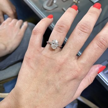 Blue Diamond Jeweler - Debbie gave my ring the BEST clean before we left the store! - Jewelry Near Me - El Segundo, California