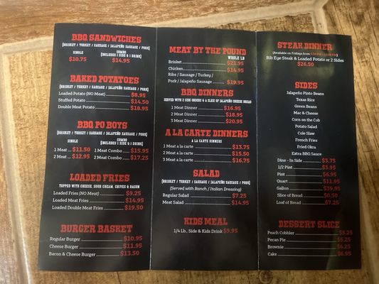 Menu photo 1 Skeets Barbeque Pearland, TX Menu photo 1 Skeets Barbeque Pearland, TX