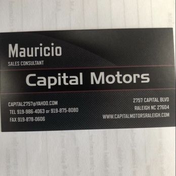 Capital Motors - Auto Loan Providers Near Me - Raleigh, North Carolina Capital Motors - Auto Loan Providers Near Me - Raleigh, North Carolina