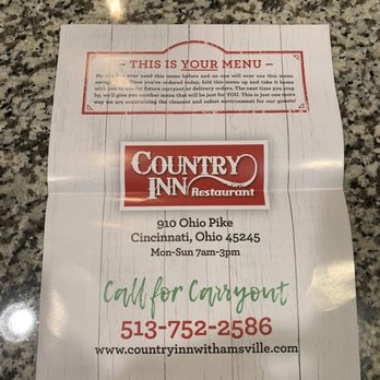 Country Inn Withamsville - Menu - Fast Food Near Me - Cincinnati, Ohio Country Inn Withamsville - Menu - Fast Food Near Me - Cincinnati, Ohio