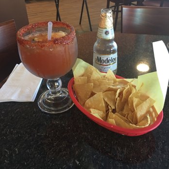 La Casita Olvera - Michelada and chips. No better lunch on vacation - Mexican Near Me - Foothill Ranch, California