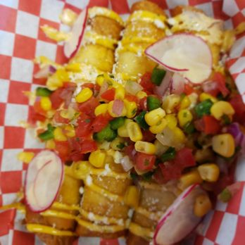 Queen Bee Gourmet Tacos and Frybread - Chicken Taquitos! - Caterers Near Me