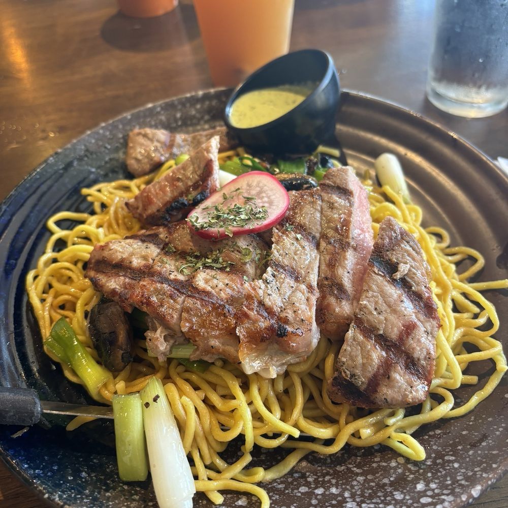 OMELI Kitchen - Rib Eye Garlic Noodles - Vietnamese Near Me - Fullerton, California OMELI Kitchen - Rib Eye Garlic Noodles - Vietnamese Near Me - Fullerton, California