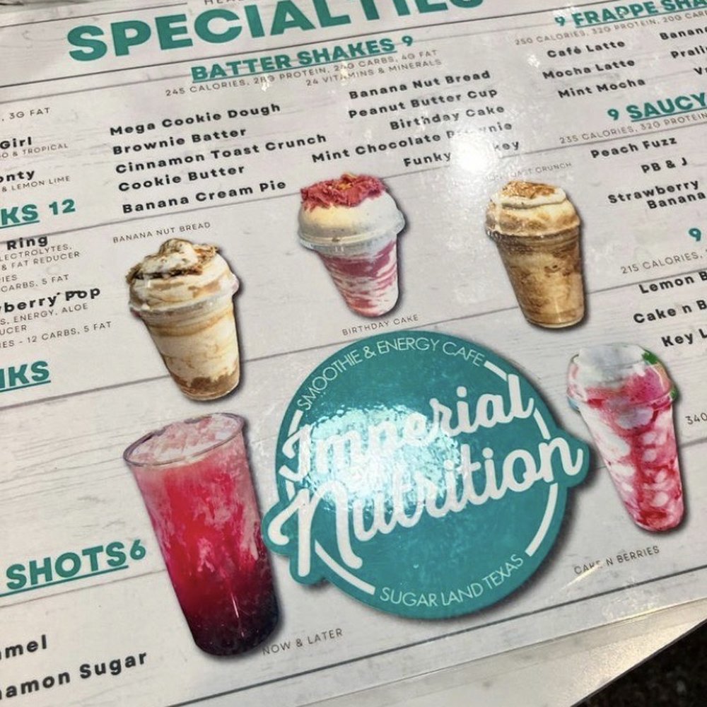 Imperial Nutrition - Juice Bars & Smoothies Near Me - Sugar Land, Texas Imperial Nutrition - Juice Bars & Smoothies Near Me - Sugar Land, Texas