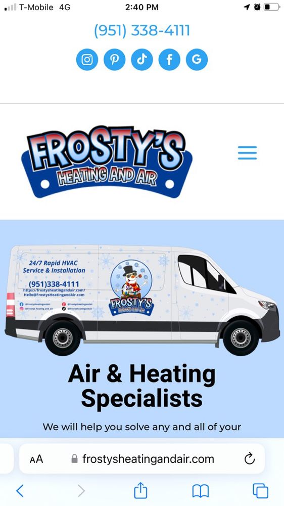FROSTY’S HEATING AND AIR CONDITIONING 82 Photos & 90 Reviews 41593