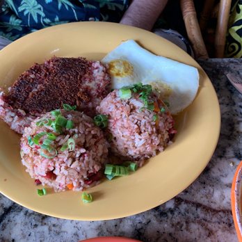 Kountry Kitchen - Corned Beef Hash & Eggs with fried rice - American Near Me - Kapaa, Hawaii Kountry Kitchen - Corned Beef Hash & Eggs with fried rice - American Near Me - Kapaa, Hawaii