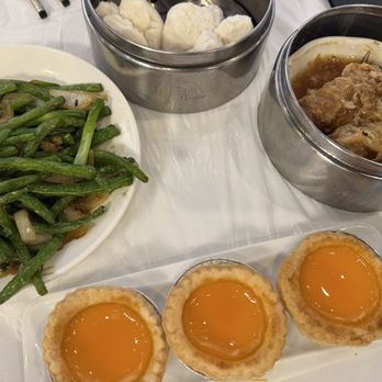 Golden Palace - Green beans and egg tarts crust - Dim Sum Near Me - Austin, Texas Golden Palace - Green beans and egg tarts crust - Dim Sum Near Me - Austin, Texas