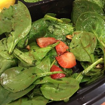 la Madeleine - Spinach and bacon salad. Missing most ingredients. - Cafes Near Me - Pearland, Texas la Madeleine - Spinach and bacon salad. Missing most ingredients. - Cafes Near Me - Pearland, Texas