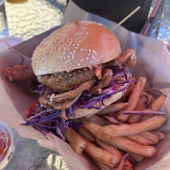 The Garden - Soft Shell Crab Sandwich - Beer Gardens Near Me - Alexandria, Virginia The Garden - Soft Shell Crab Sandwich - Beer Gardens Near Me - Alexandria, Virginia