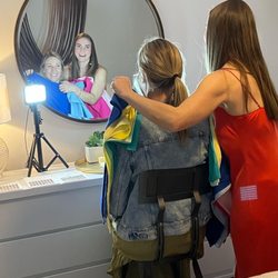 Color Analysis at one of my "Style Evenings with Carrie Harkin"
