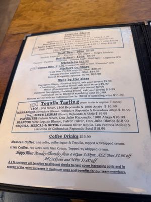 Menu photo 1 Casa de Maria San Diego, CA
