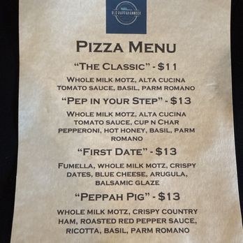 Old Rappahannock Brewing - Pizza menu - Pizza Near Me - Warsaw, Virginia