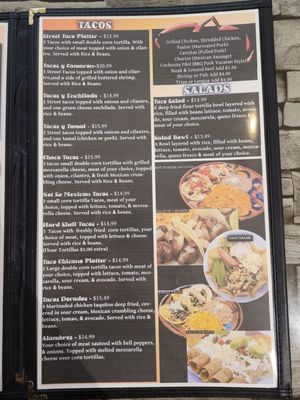 Menu photo 2 El Mexican Restaurant Hastings, MN