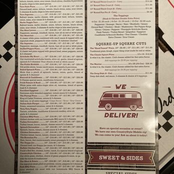 Country Style Pizza - Menu 7/8/20 (back) - Pizza Near Me - Bridgeville, Pennsylvania Country Style Pizza - Menu 7/8/20 (back) - Pizza Near Me - Bridgeville, Pennsylvania