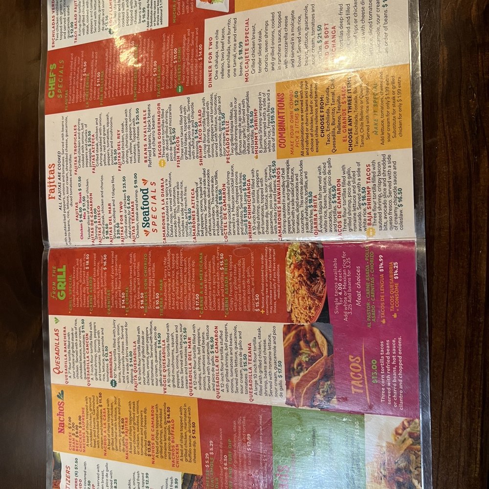Ay Caramba - Menu - Mexican Near Me - Chesterfield, Virginia