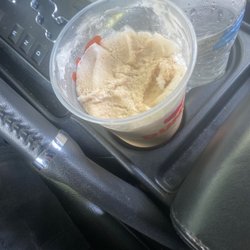 Dunkin' - How am I supposed to drink a large frozen drink without a straw?