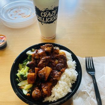 Teriyaki Madness - It's Madness I tell you! madness.. spicy chicken with some Vegi's and white rice.. pretty tasty. - Asian Fusion Near Me - Vernon Hills, Illinois Teriyaki Madness - It's Madness I tell you! madness.. spicy chicken with some Vegi's and white rice.. pretty tasty. - Asian Fusion Near Me - Vernon Hills, Illinois