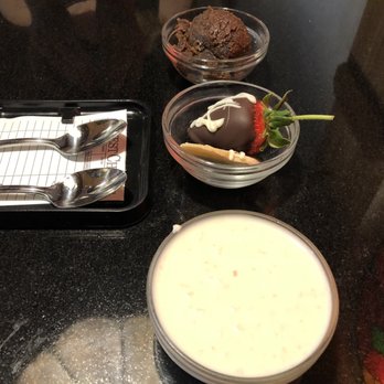 Kalachandji's - Desserts. Chicory walnut halva in the back, vanilla sweet rice tapioca in front. - Vegetarian Near Me - Dallas, Texas Kalachandji's - Desserts. Chicory walnut halva in the back, vanilla sweet rice tapioca in front. - Vegetarian Near Me - Dallas, Texas