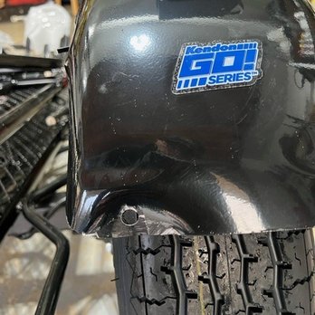 Kendon Industries - Damaged fender - Motorsport Vehicle Dealers Near Me - Anaheim, California