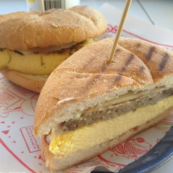 Blunch - Eggwich with sausage - Breakfast & Brunch Near Me - Boston, Massachusetts