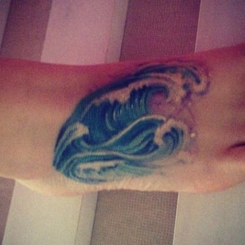 Sacred Rose Tattoo - I'm in love with my wave done by shotsie!!!! - Tattoo Near Me - Berkeley, California Sacred Rose Tattoo - I'm in love with my wave done by shotsie!!!! - Tattoo Near Me - Berkeley, California