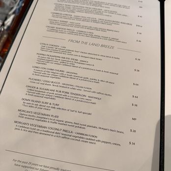 Morgan's Mango - Seafood Near Me - Saint John, Virgin Islands