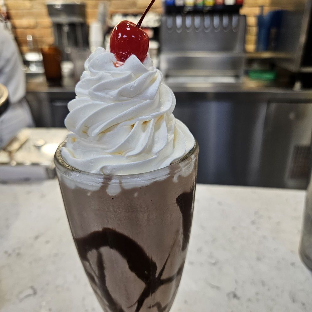 Hwy 66 Diner - Chocolate malt.  Excellent! - American Near Me - Catoosa, Oklahoma