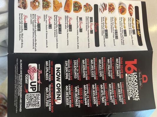 Menu photo 1 Tacos La Villa Tehachapi, CA