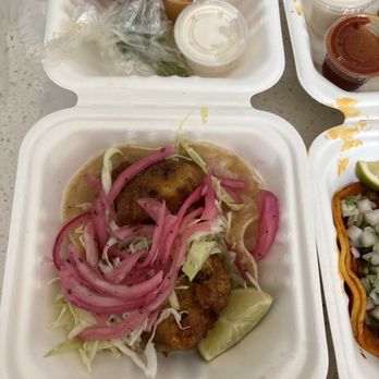 Tacos Veganos - CAULI BAJA TACOS with sauces on the side. - Mexican Near Me - Avondale, Arizona Tacos Veganos - CAULI BAJA TACOS with sauces on the side. - Mexican Near Me - Avondale, Arizona