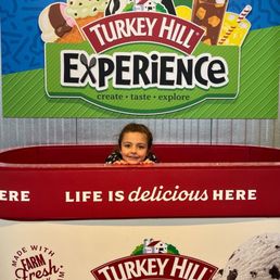 Picture of my niece inside a carton of Ice cream Picture of my niece inside a carton of Ice cream