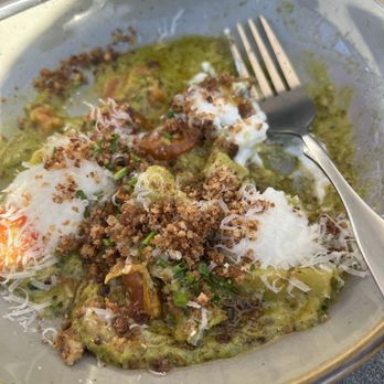 Ellie's - Farfelle pesto. The crumbs totally made it better. - Italian Near Me - Long Beach, California