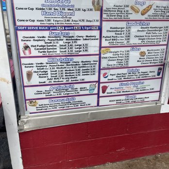 Minford Dairy Bar - the menu for the restaurant - Hot Dogs Near Me - Minford, Ohio Minford Dairy Bar - the menu for the restaurant - Hot Dogs Near Me - Minford, Ohio